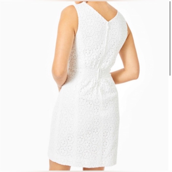 Lilly Pulitzer Clarise Eyelet Sheath Dress - Picture 4 of 13